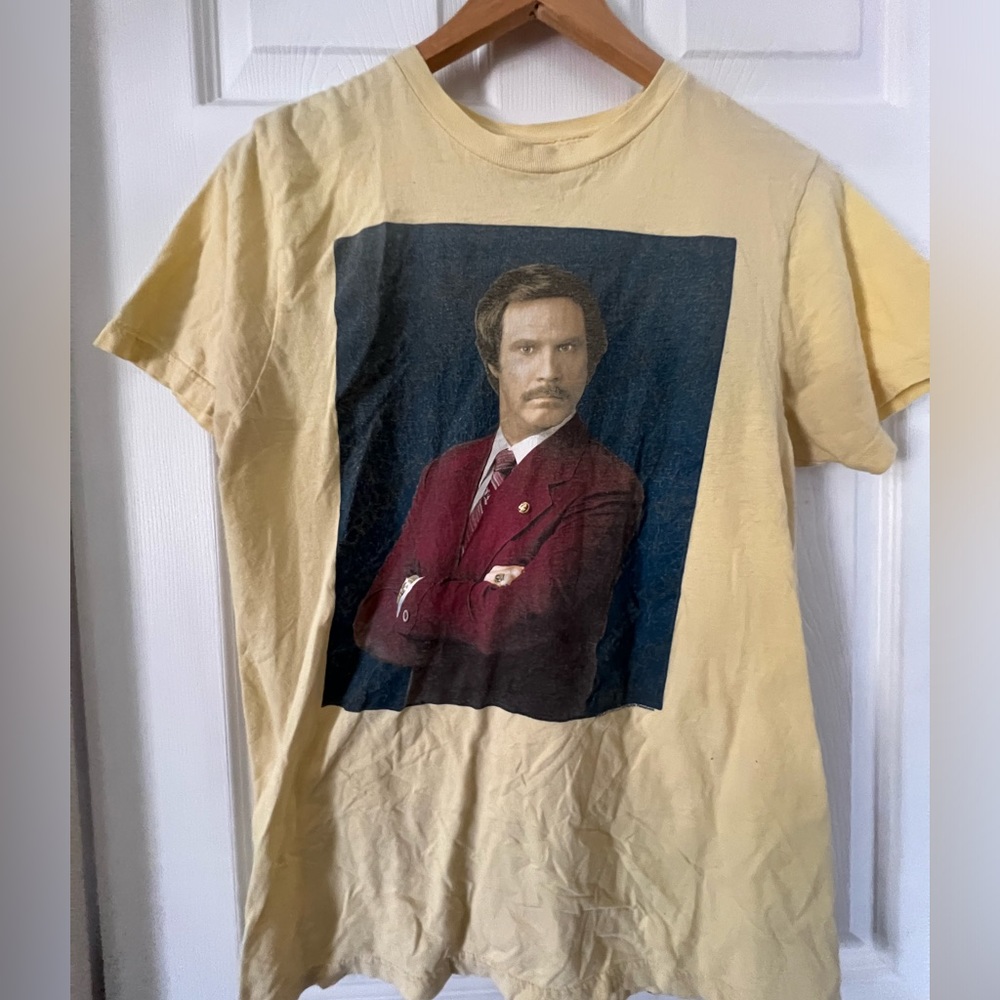 2/$25 Anchorman Funny Movie SS Tee Tshirt Adult Size Large